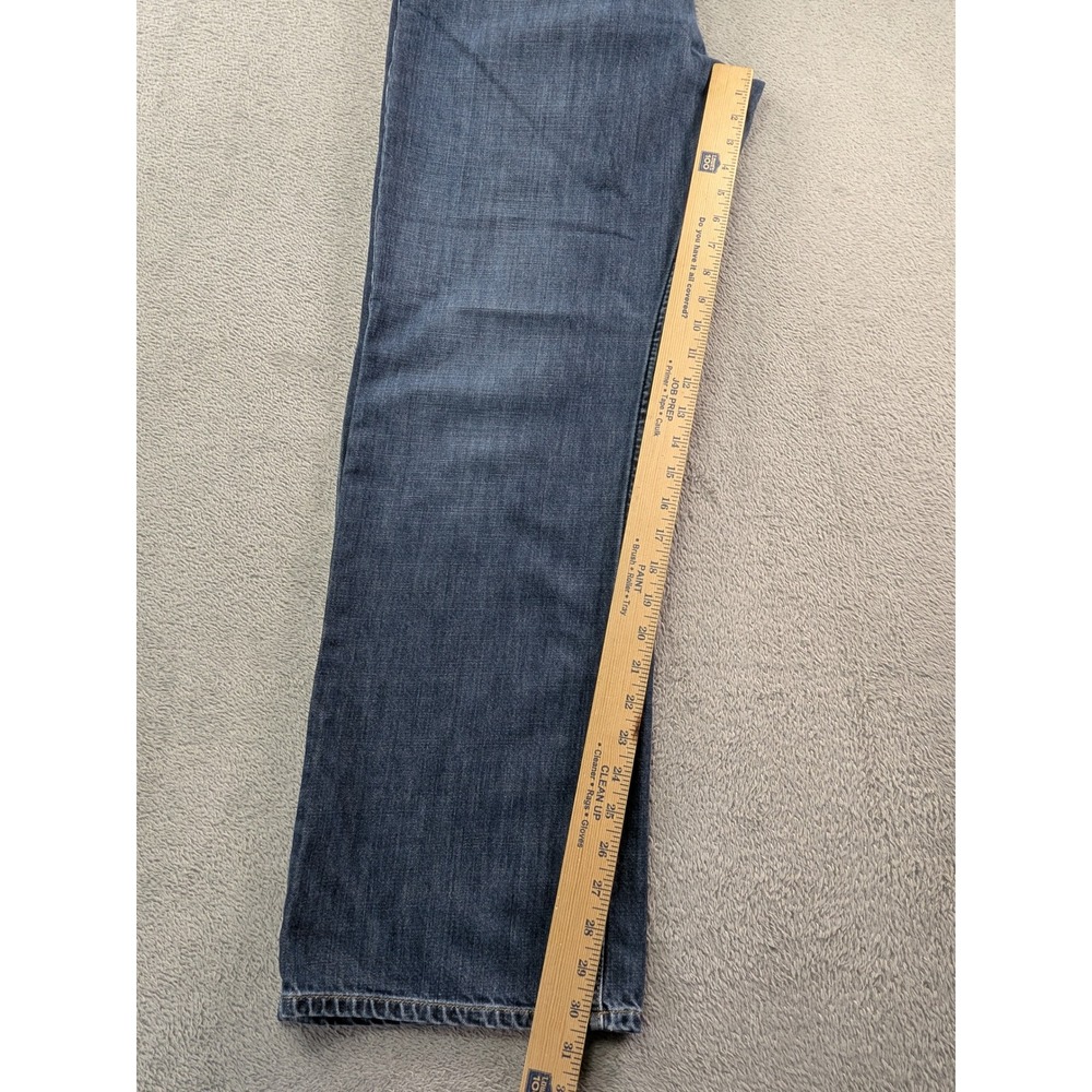 Banana Republic Mens Straight Leg Blue Jeans 100% Cotton 35x32 Medium Wash - Picture 6 of 10
